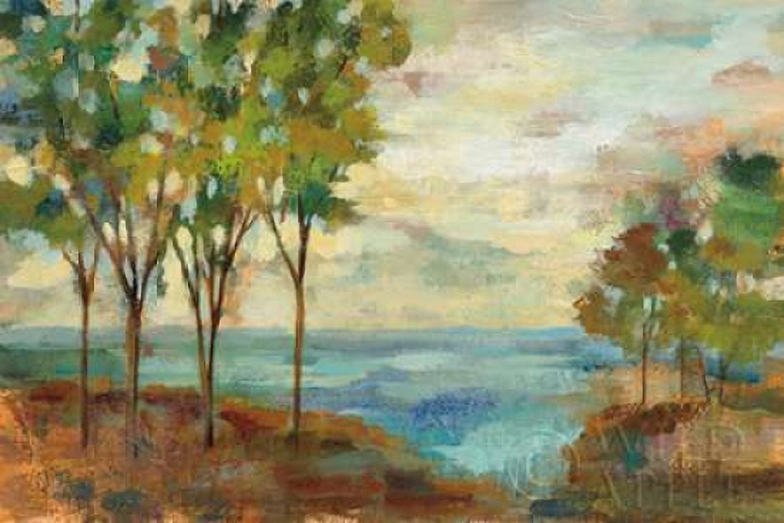 View of the Lake Canvas Art - Silvia Vassileva (12 x 18)