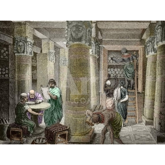 View of the Library of Alexandria, Egypt Founded at the Beginning of the 3Rd Century BC, Unframed Photographic Print Wall Art Sold by Art.Com