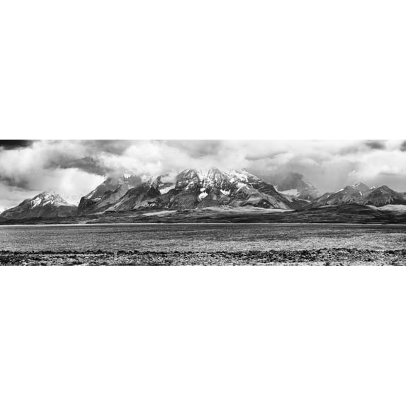 View of the Sarmiento Lake in Torres del Paine National Park, Patagonia, Chile Poster Print (12 x 36)