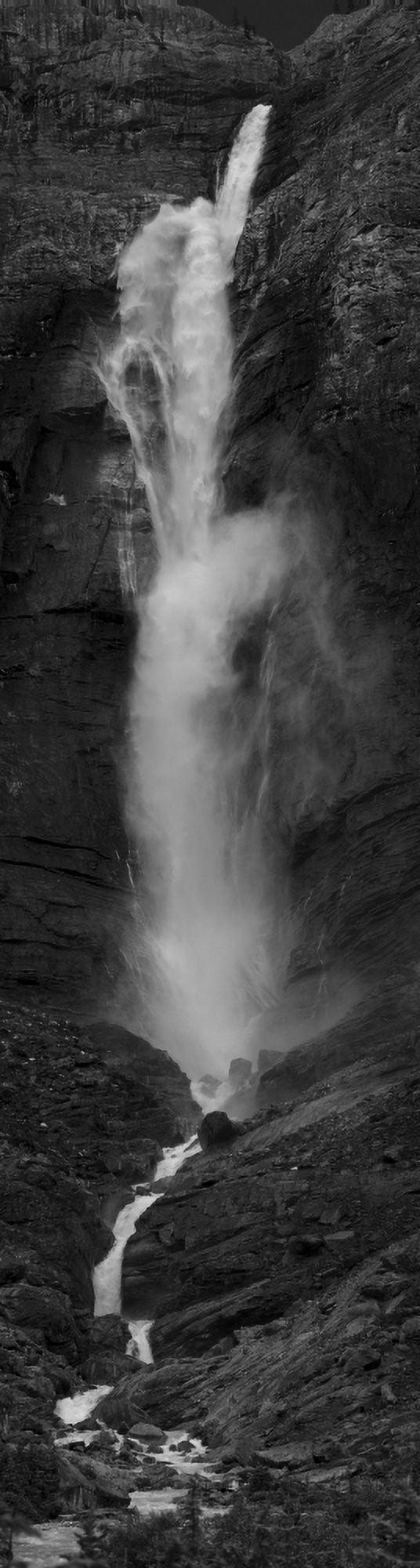 View of the Takakkaw Falls Yoho National Park British Columbia Canada Canvas Art - Panoramic Images (27 x 9)