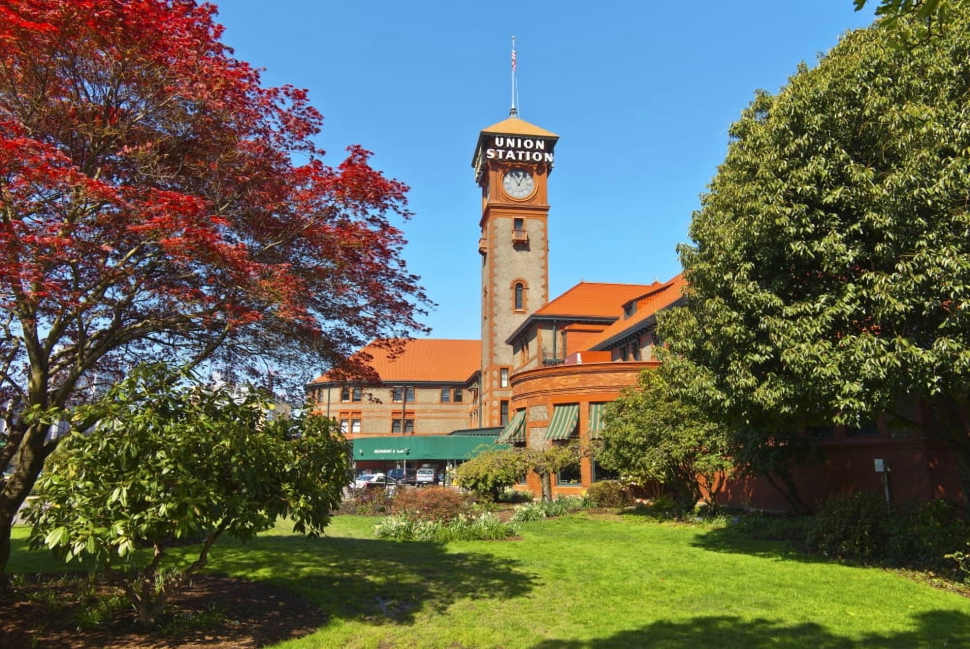 View of the Union Station Portland Oregon USA Canvas Art - Panoramic Images (36 x 12)