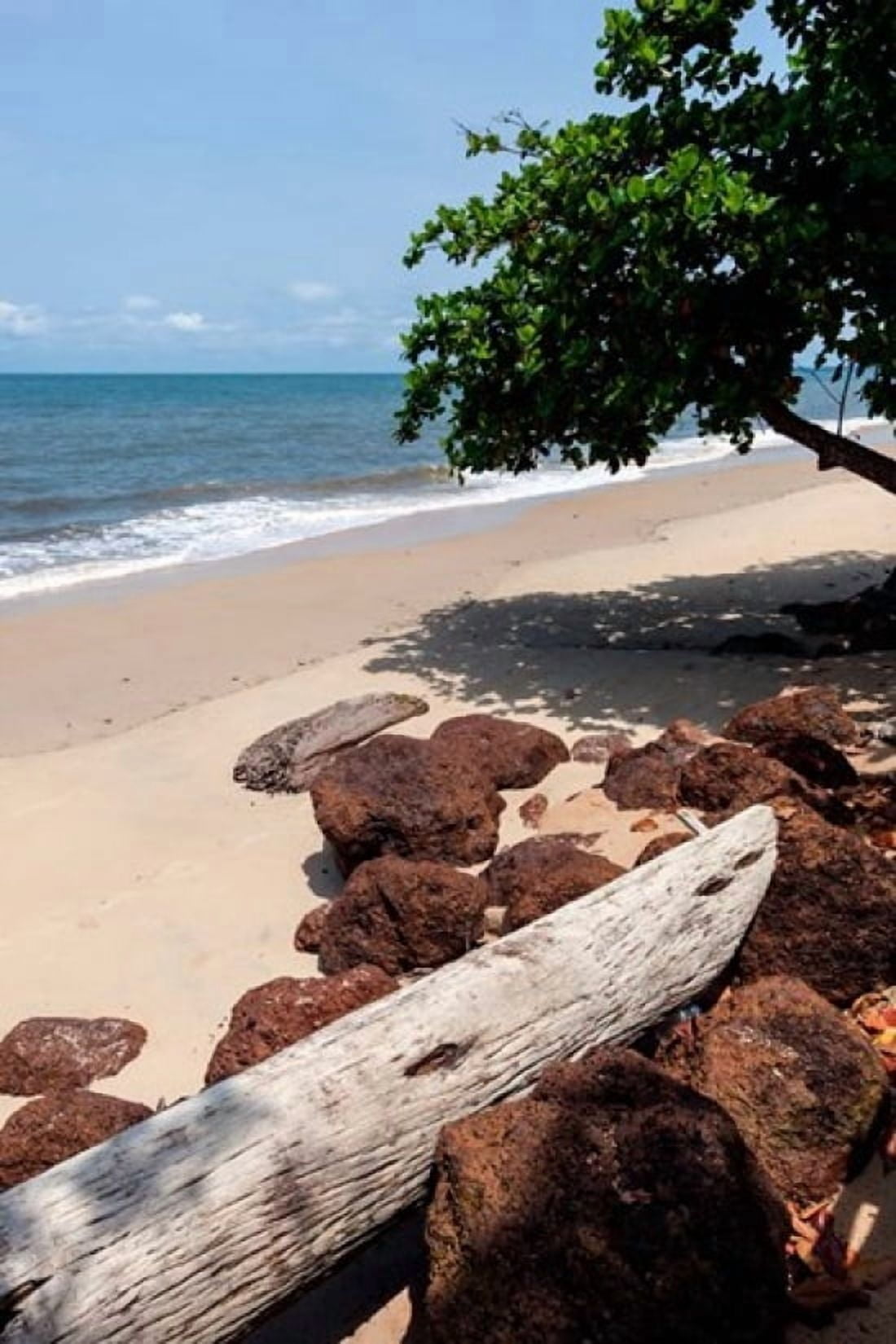 View of the ocean on the Gulf of Guinea Libreville Gabon Canvas Art - Alida Latham DanitaDelimont (23 x 35)