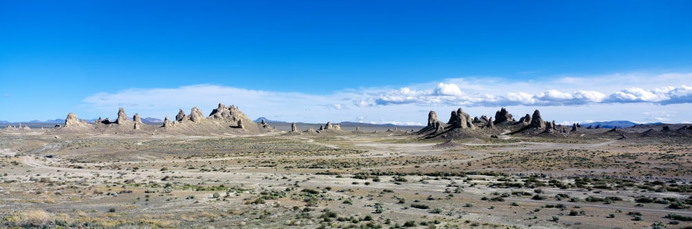 View of tufas at Pinnacles National Park San Bernardino County California USA Canvas Art - Panoramic Images (6 x 18)