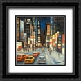 thumbnail image 1 of View on Time Square 2x Matted 20x20 Black Ornate Framed Art Print by Atelier B Art Studio, 1 of 2