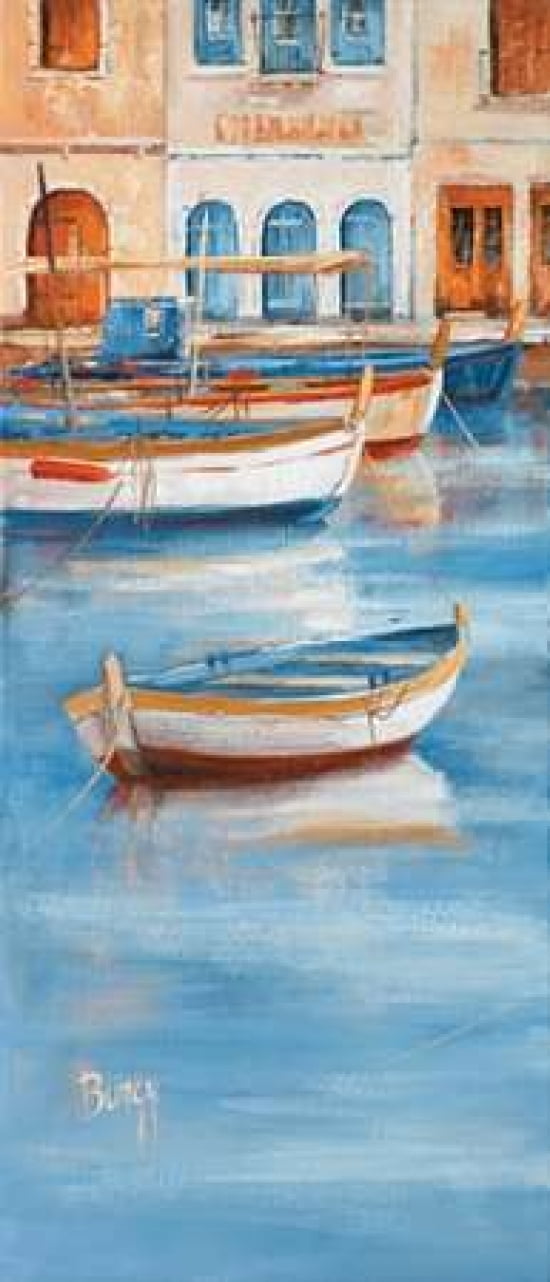 View on water I Canvas Art - Burgy (10 x 20)