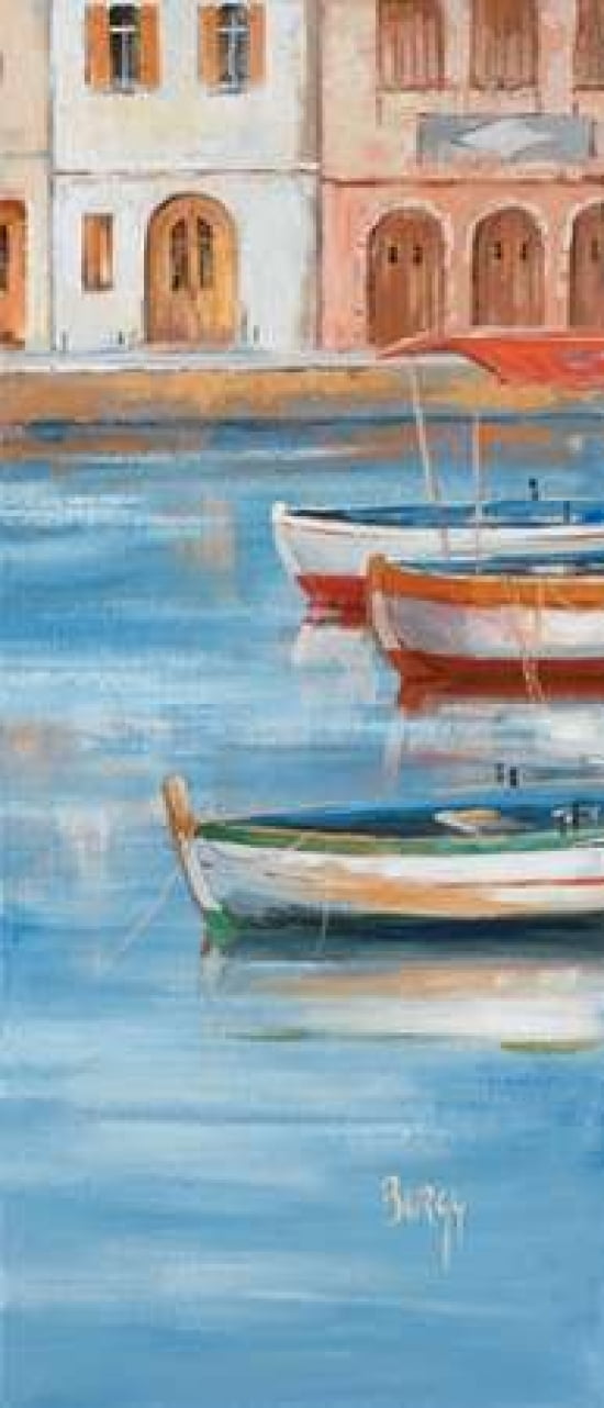 View on water III Canvas Art - Burgy (10 x 20)