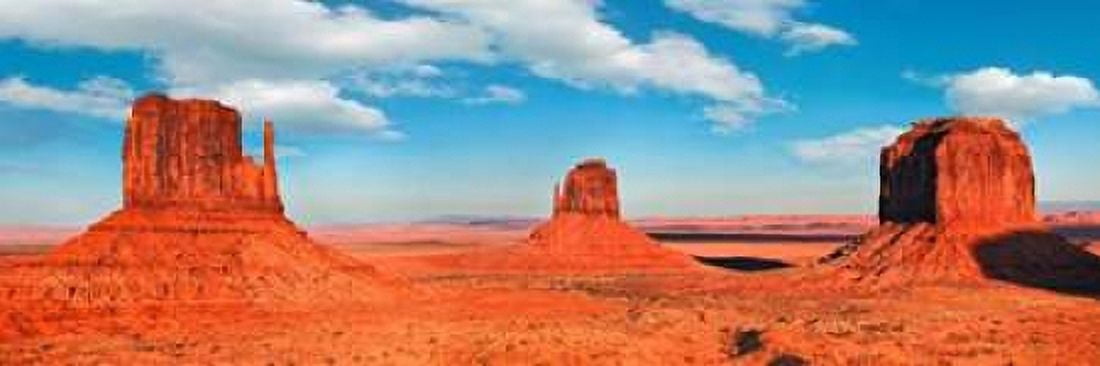 View to the Monument Valley Arizona Canvas Art - Vadim Ratsenskiy (12 x 36)