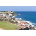thumbnail image 1 of View towards El Morro from Fort San Cristobal in San Juan, Puerto Rico Poster Print by Jerry & Marcy Monkman (36 x 24), 1 of 1