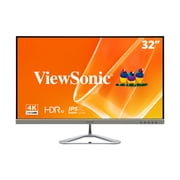 ViewSonic 4K UHD MonitorVX3276-4K-mhd 32 Thin-Bezel with HDMI and DisplayPort