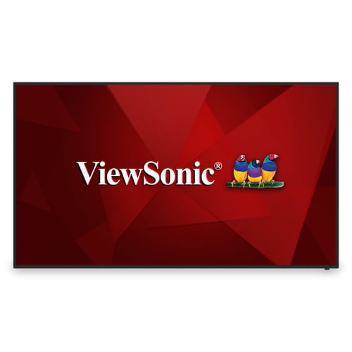 ViewSonic CDE7512 75" 4K UHD Commercial Display with VESP, Wireless Screen Sharing, USB Wi-Fi Capabilities, RJ45, HDMI, USB C (264510)