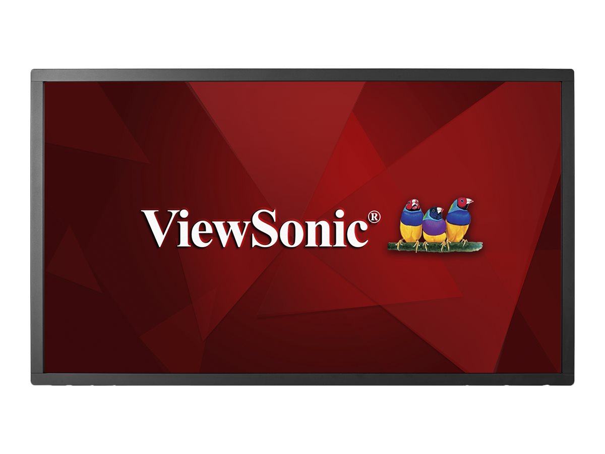 ViewSonic CDM4300T - 43" Diagonal Class (42.51" viewable) LED-backlit LCD display - interactive digital signage - with touchscreen (multi touch) - 1080p 1920 x 1080 - Edge Emitting LED (ELED) - image 1 of 6