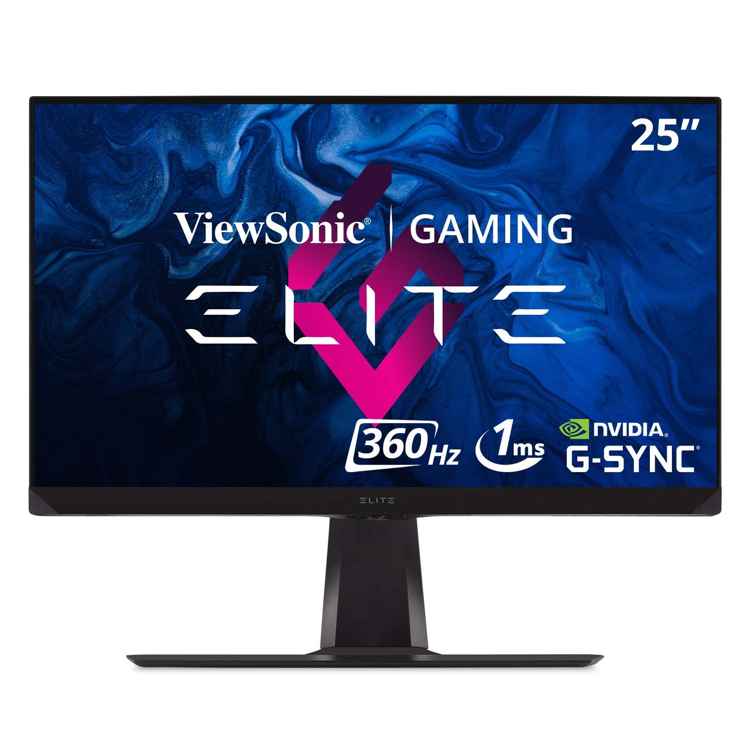 ViewSonic ELITE XG251G 25 Inch 1080p 1ms 360Hz IPS Gaming Monitor with  GSYNC, HDR400, RGB Lighting, NVIDIA Reflex, and Advanced Ergonomics for  Esports 