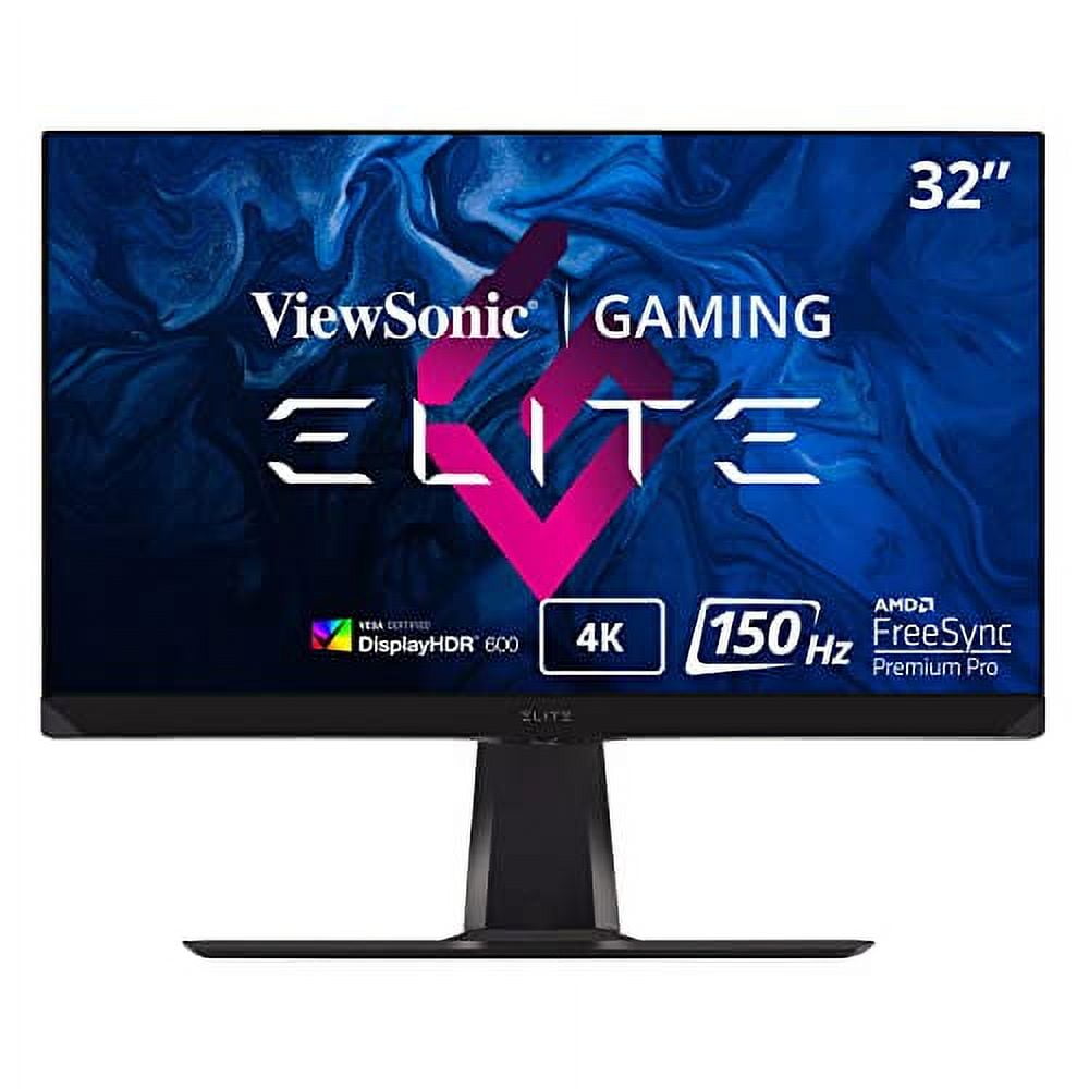 ViewSonic ELITE XG320U 32 Inch 4K UHD 1ms 150Hz Gaming Monitor with FreeSync Premium Pro, HDR