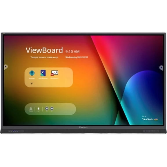 ViewSonic IFP8652-1TAA 86 VIEWBOARD 4K ULTRA HD IFP DISPLAY W MIC USB-C 3840X2160 TAA