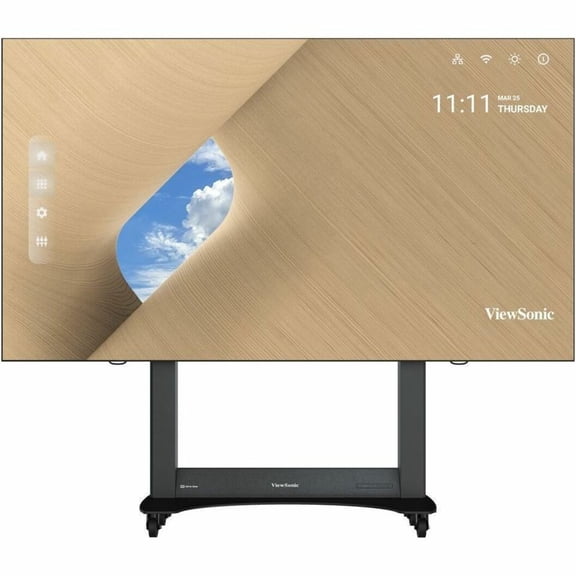 ViewSonic 138" All-in-One LED Display Solution Kit, Preassembled, Portable, and Full HD (1920x1080 Resolution)