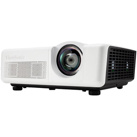 ViewSonic LS625X 3200 Lumens DLP XGA Short Throw Laser Projector with Horizontal and Vertical Keystone Correction and LAN Control