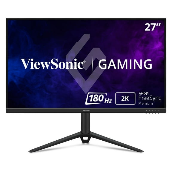 ViewSonic VX2728J-2K 27 Inch 1440p IPS Gaming Monitor with 180Hz, 0.5ms, FreeSync Premium, NVIDIA G-Sync Compatible, Advanced Ergonomics, HDMI, and DisplayPort Inputs