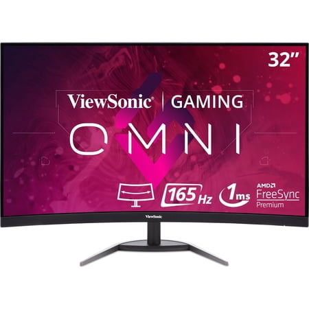 Viewsonic VX3268-PC-MHD 31.5" Full HD Curved Screen LED Gaming LCD Monitor, 16:9