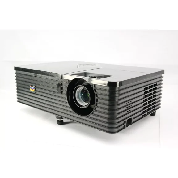 Pre-Owned ViewSonic PJD6345 DLP Projector Portable 3500 ANSI HD 1080p PC 3D Ready HDMI LAN with Accessories Bundle