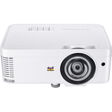 ViewSonic PS600W 3500 Lumens WXGA HDMI Networkable Short Throw Projector for Home and Office