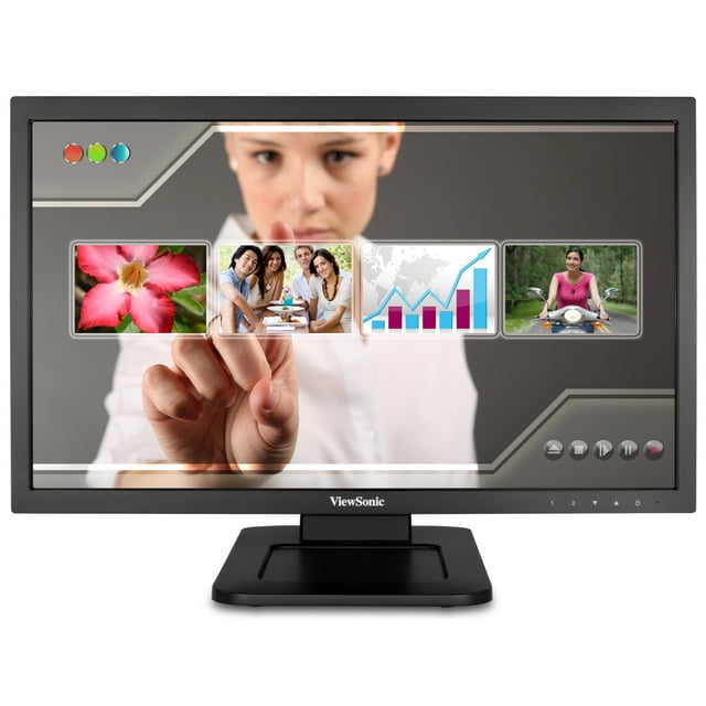 ViewSonic TD2220 - LED monitor - 22" (21.5" viewable) - touchscreen - 1920 x 1080 Full HD (1080p) - TN - 200 cd/m������ - 1000:1 - 5 ms - DVI-D, VGA - speakers