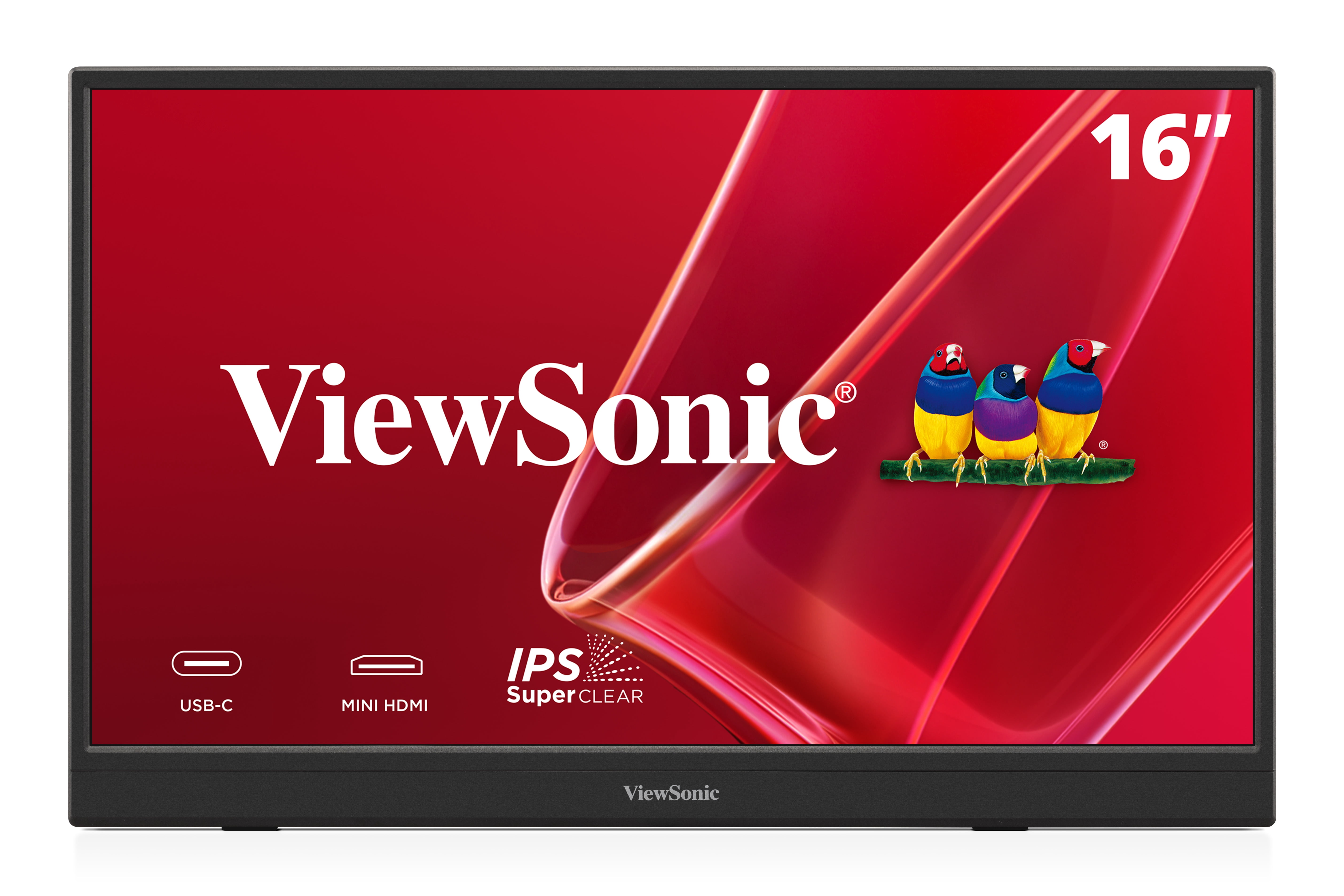 ViewSonic VA1653 16" FHD IPS Portable Monitor Built-in Stand
