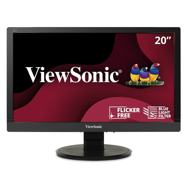 ViewSonic VA2055SA 20 Inch 1080p LED Monitor with VGA Input and ...
