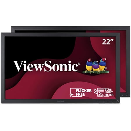 ViewSonic VA2252SM-2 22 Inch 1080p LED Monitor with DisplayPort DVI and VGA
