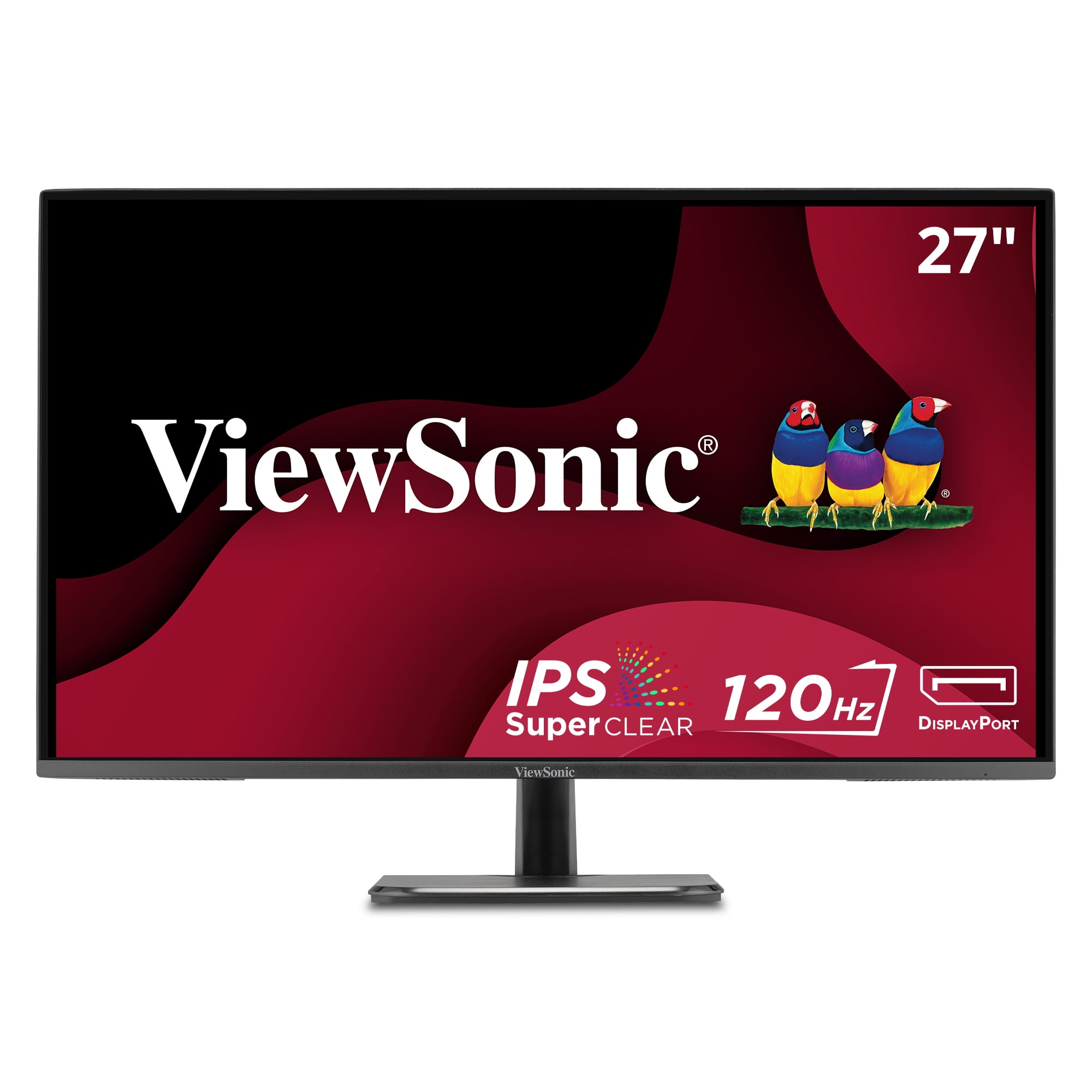 ViewSonic VA2756A-MHD 27 Inch IPS 1080p Monitor with 120Hz, Eye Care, HDMI, DisplayPort, VGA Inputs (1 Count)