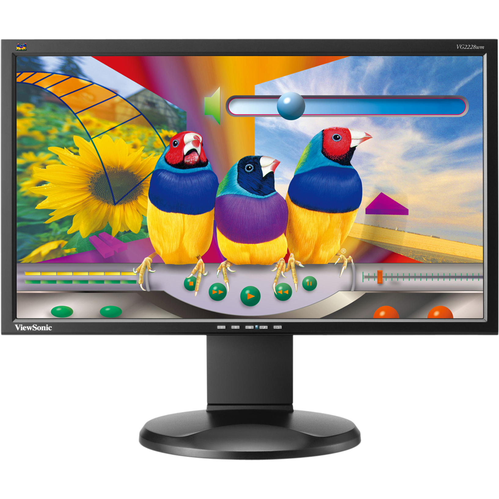 ViewSonic VG2228wm-LED 22" Class Full HD LCD Monitor, 16:9 - image 1 of 5
