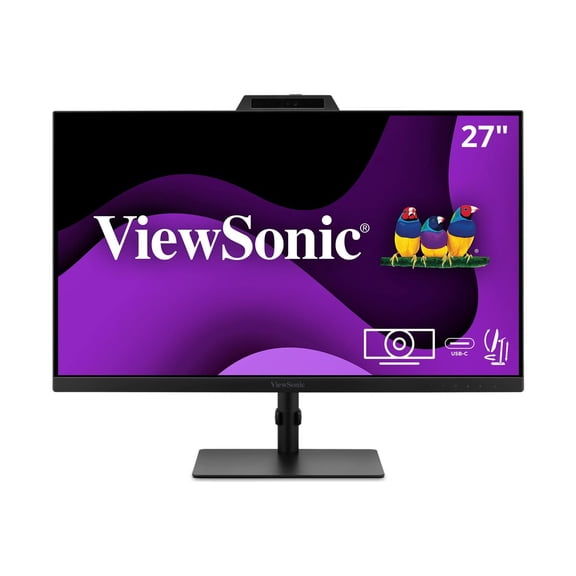 ViewSonic VG2741V - LED monitor - 27" - 1920 x 1080 Full HD (1080p) @ 120 Hz - IPS - 250 cd/m - 1500:1 - 4 ms - HDMI, DisplayPort, USB-C - speakers