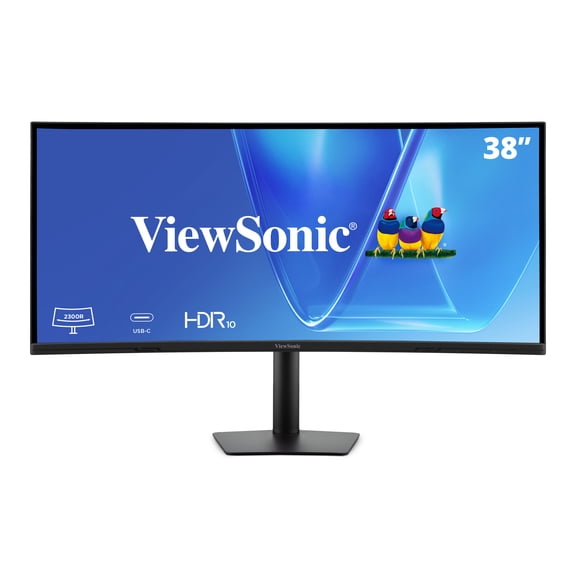 ViewSonic VG3820C 38" UWQHD IPS Curved Monitor - 96W USB-C