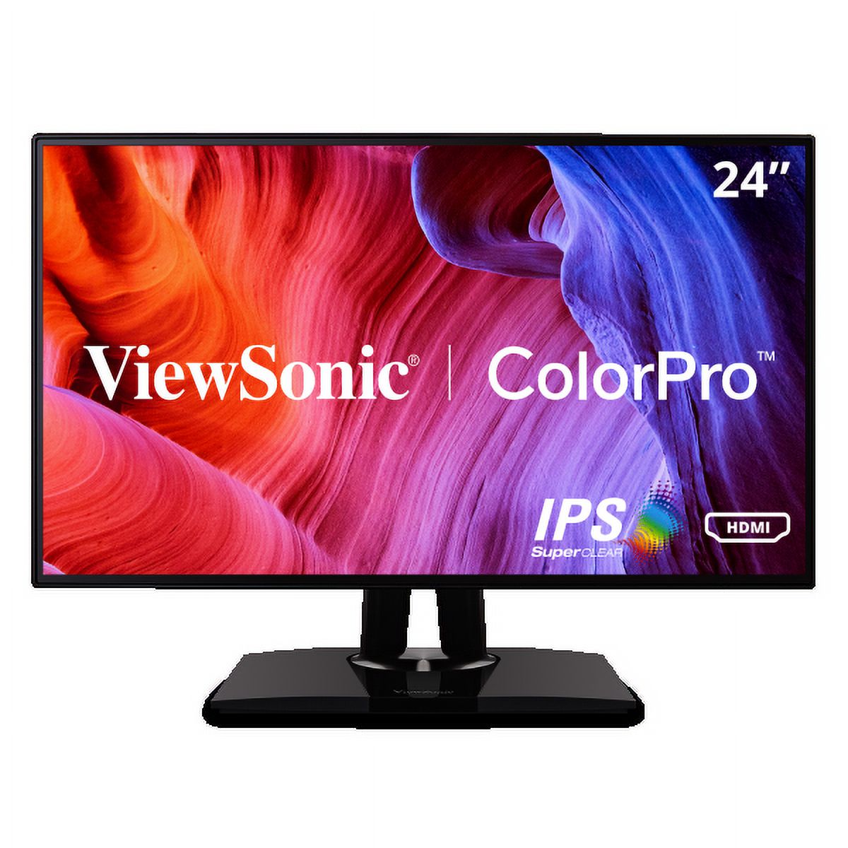 ViewSonic VP2468 24-Inch Premium IPS 1080p Monitor with Advanced Ergonomics, ColorPro 100% sRGB Rec 709, 14-bit 3D LUT, Eye Care, HDMI, USB, DP Daisy Chain for Home and Office - image 1 of 10