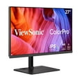 thumbnail image 1 of ViewSonic VP2776T-4K 27 Inch 4K UHD IPS Monitor with Advanced Ergonomics, Thunderbolt 4, 100% sRGB Rec 709, Pantone Validated, USB C, HDMI 2.1, and DP Daisy Chain for Home and Office - 27" Viewable..., 1 of 7
