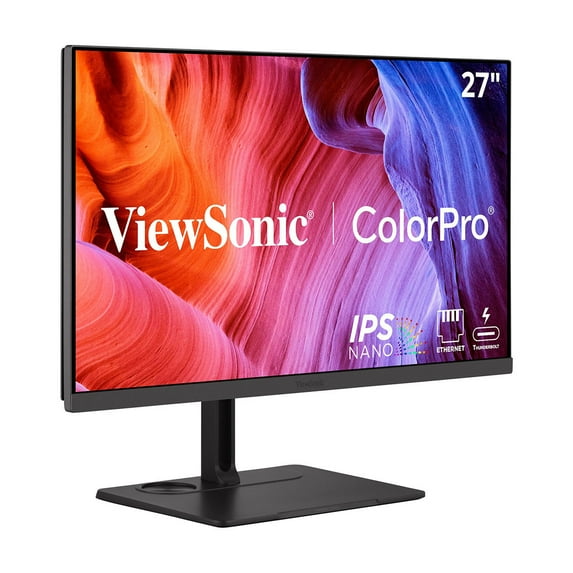 ViewSonic VP2776T-4K 27 Inch 4K UHD IPS Monitor with Advanced Ergonomics, Thunderbolt 4, 100% sRGB Rec 709, Pantone Validated, USB C, HDMI 2.1, and DP Daisy Chain for Home and Office - 27" Viewable...