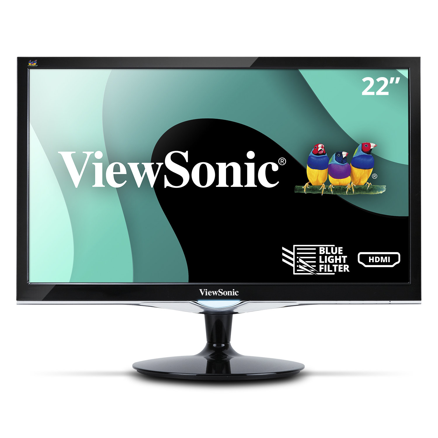 ViewSonic VX2252MH 22 Inch 2ms 60Hz 1080p Gaming Monitor with HDMI DVI and VGA Inputs - image 1 of 7