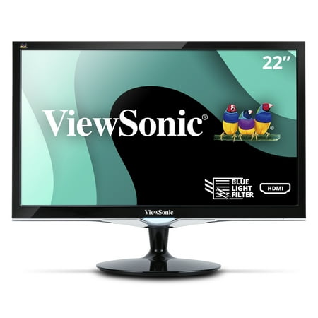 ViewSonic VX2252MH 22 Inch 2ms 75Hz 1080p Gaming Monitor with HDMI DVI and VGA Inputs