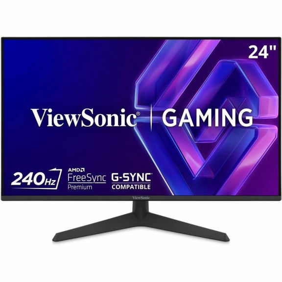 ViewSonic VX2426 24" 1080p FHD 240Hz IPS Gaming Monitor with HDMI 2.1, FreeSync Premium and HDR10 - 23.8" Viewable - SuperClear IPS - LED Backlight - 1920 x 1080 - 16.7 Million Colors - AMD FreeSyn...