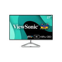 ViewSonic Thin-Bezel 27" 4K Ultra HD 60Hz LED Monitor Silver (VX2776-4K-MHDU)
