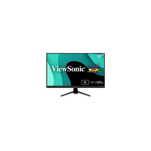 ViewSonic VX3267U-2K 32 Inch 1440p IPS Monitor with 65W USB C, HDR10 Content Support, Ultra-Thin Bezels, Eye Care, HDMI, and DP Input