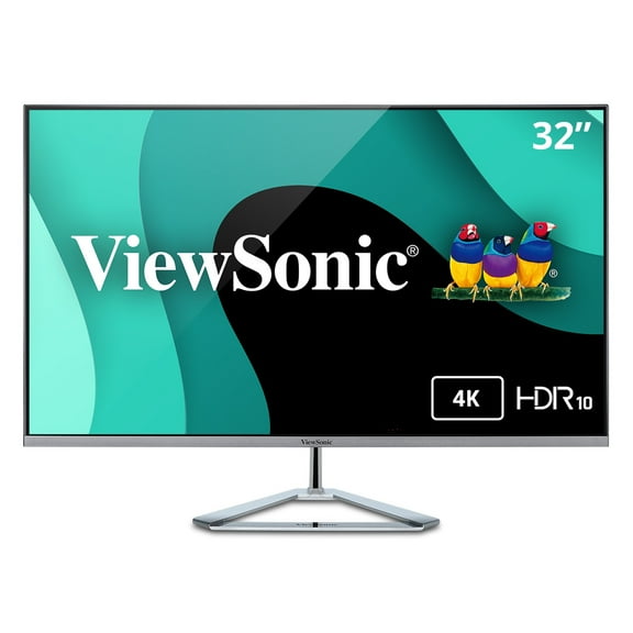 Pre-Owned ViewSonic 4K UHD VX3276-4K-MHD 32" Frameless Monitor, HDR10 HDMI, DP