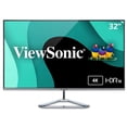 thumbnail image 1 of ViewSonic VX3276-4K-MHD 32 Inch Frameless IPS 4K UHD Monitor with HDR10 HDMI and DisplayPort for Home and Office, 1 of 5