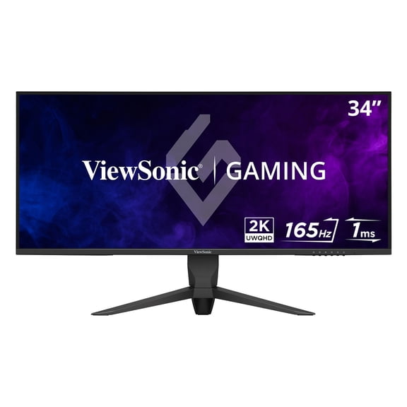 ViewSonic VX3418-2K 34" 21:9 1440p 1ms 165Hz Gaming Monitor with FreeSync Premium, Eye Care, HDMI, DisplayPort and USB