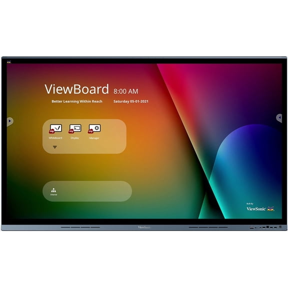 ViewSonic ViewBoard IFP6562, 4K UHD Interactive Display with Integrated Software, 65W USB C, RJ45, 350 cd/m2, 65"