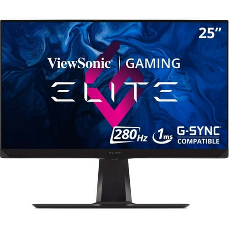 ViewSonic - Elite 24.5 LCD FHD Monitor with HDR (DisplayPort USB, HDMI) - Black