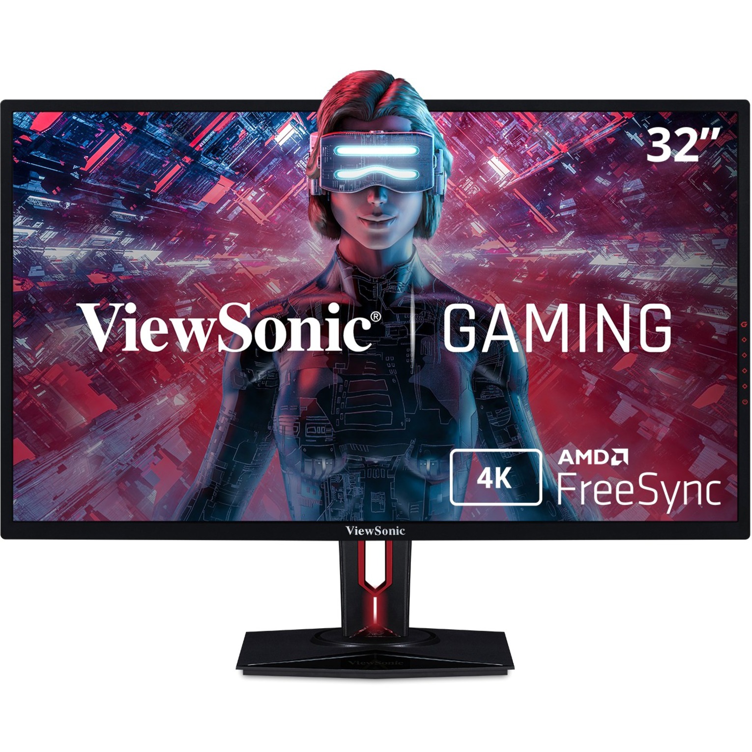 ViewSonic XG3220 32 Inch 60Hz 4K Gaming Monitor with FreeSync HDMI DP Eye Care Advanced Ergonomics and HDR10 for PC and Console Gaming - image 1 of 13