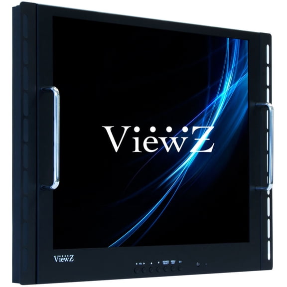 ViewZ VZ-19RCR 19" SXGA LCD Monitor, 5:4, Black