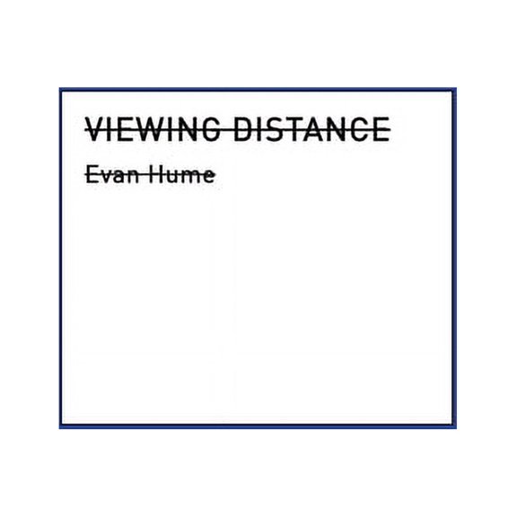 Viewing Distance, (Hardcover)
