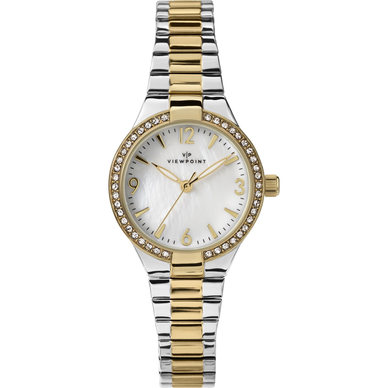 Viewpoint by Timex Women's 33mm Watch Two-Tone Expansion Band