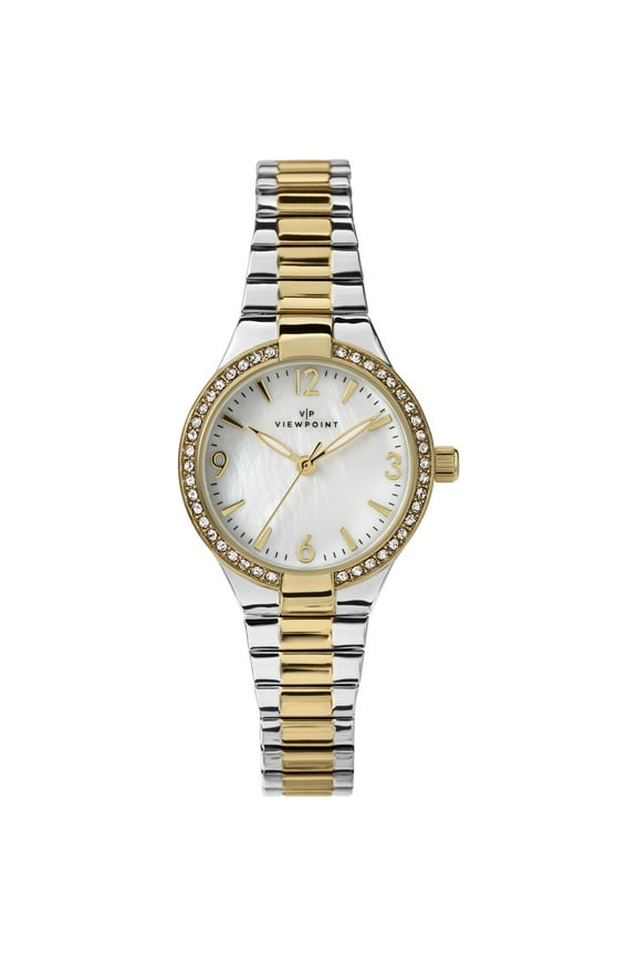 Viewpoint by Timex Women's 33mm Watch  Two-Tone Expansion Band